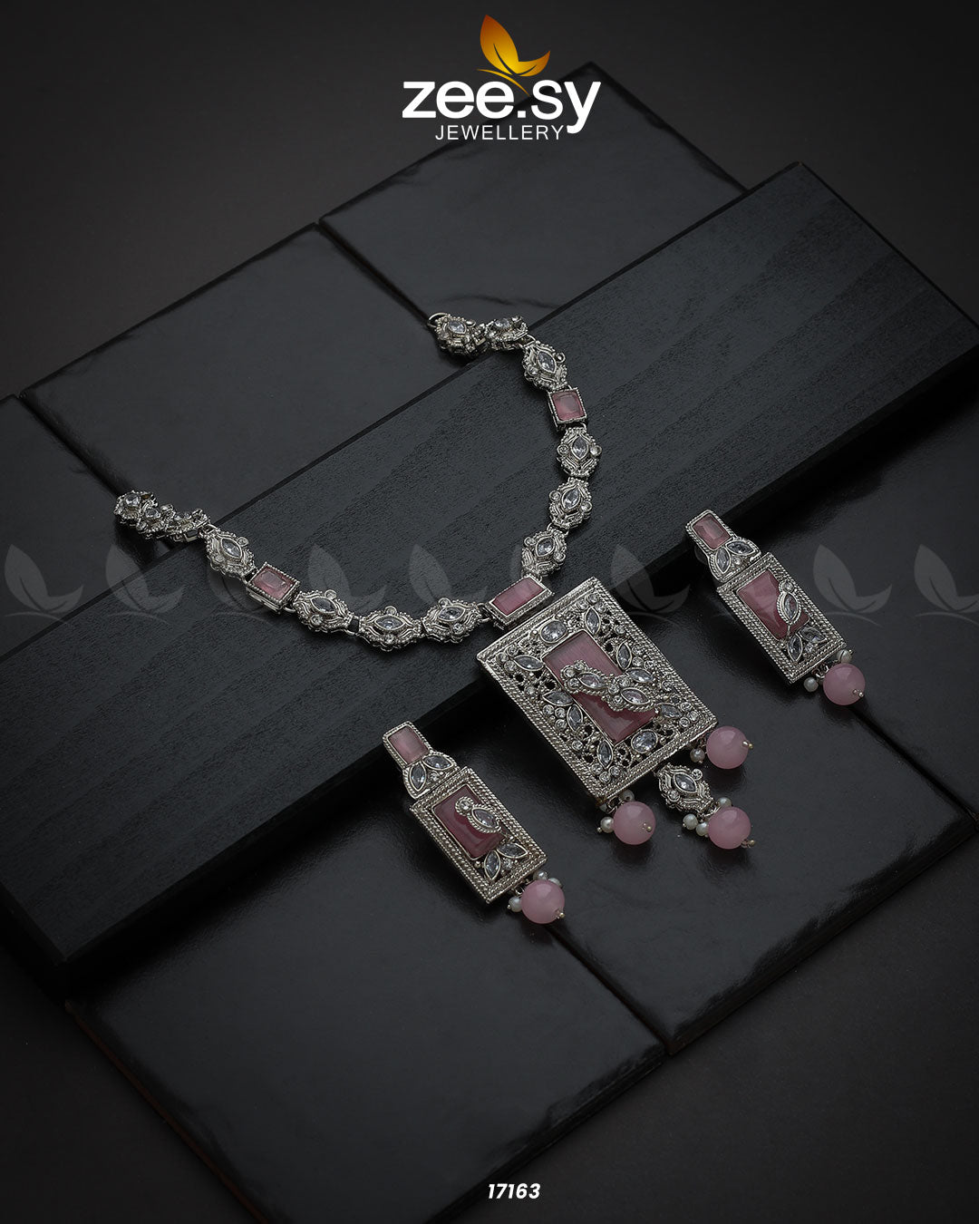 Majestic Gems Necklace - by - Libasekhas UK - Registered Vendor of : Zeesy - 100% Original Designer Dresss