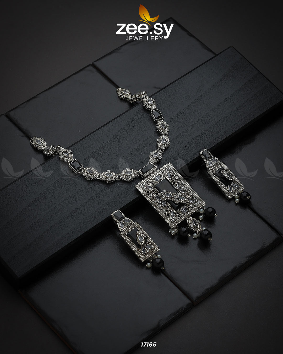 Majestic Gems Necklace - by - Libasekhas UK - Registered Vendor of : Zeesy - 100% Original Designer Dresss