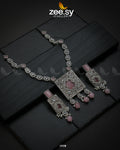 Captivating Crystals Necklace - by - Libasekhas UK - Registered Vendor of : Zeesy - 100% Original Designer Dresss