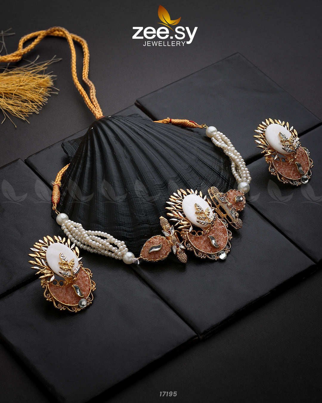 Beloved Adornments Necklace - by - Libasekhas UK - Registered Vendor of : Zeesy - 100% Original Designer Dresss