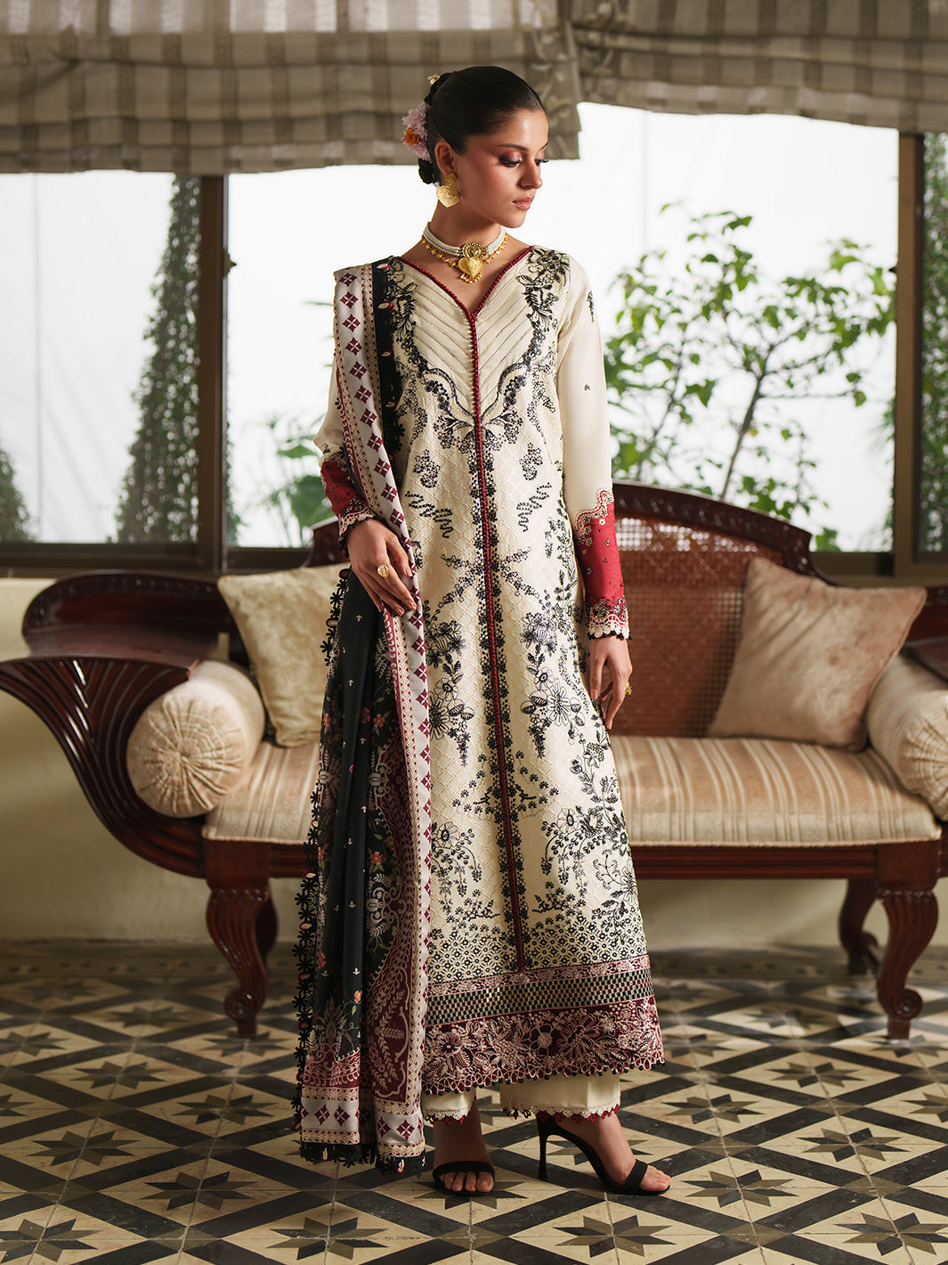 Bin Ilyas | Heritage Dore | 171-A - by Libasekhas UK - Registered Vendor of : Bin Ilyas - 100% Original Designer Dress