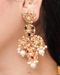 Magnolia Glimmer Necklace - by - Libasekhas UK - Registered Vendor of : Zeesy - 100% Original Designer Dresss