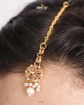Magnolia Glimmer Necklace - by - Libasekhas UK - Registered Vendor of : Zeesy - 100% Original Designer Dresss