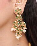 Magnolia Glimmer Necklace - by - Libasekhas UK - Registered Vendor of : Zeesy - 100% Original Designer Dresss
