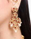 Magnolia Glimmer Necklace - by - Libasekhas UK - Registered Vendor of : Zeesy - 100% Original Designer Dresss