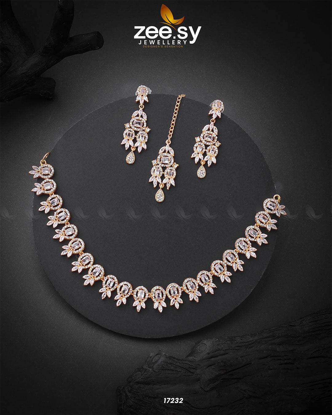 Seraphic Necklace - by - Libasekhas UK - Registered Vendor of : Zeesy - 100% Original Designer Dresss