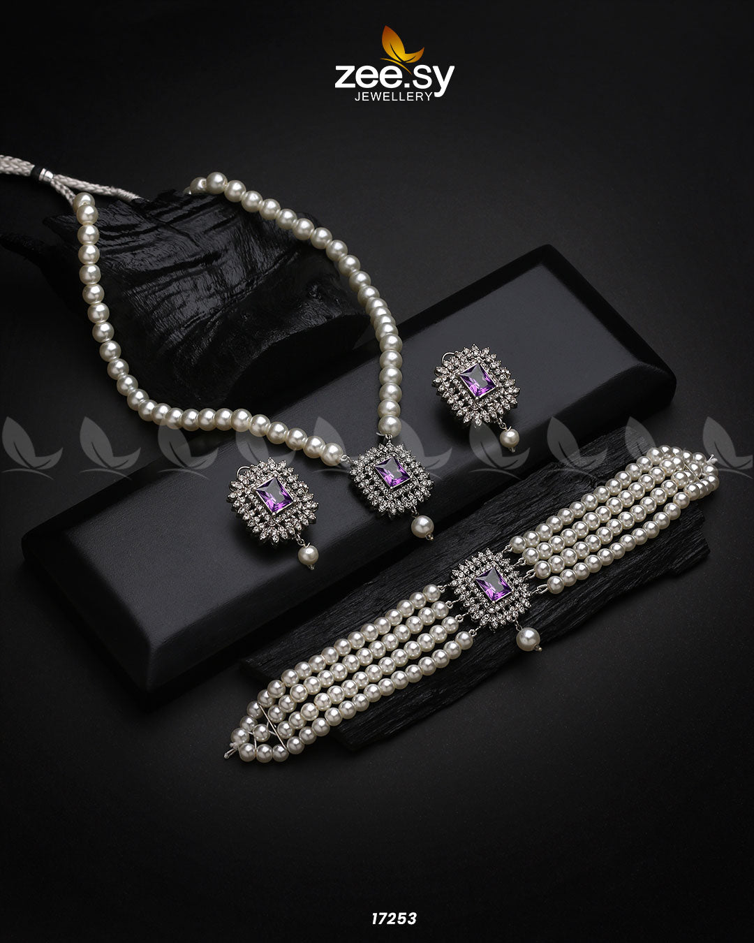 Necklace-1005 - by - Libasekhas UK - Registered Vendor of : Zeesy - 100% Original Designer Dresss