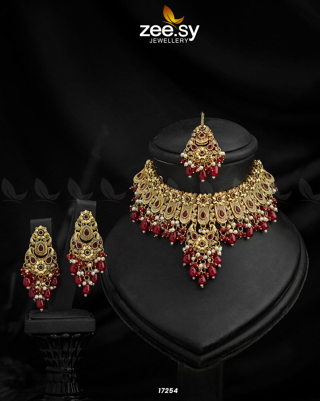 Solitaire Necklace - by - Libasekhas UK - Registered Vendor of : Zeesy - 100% Original Designer Dresss