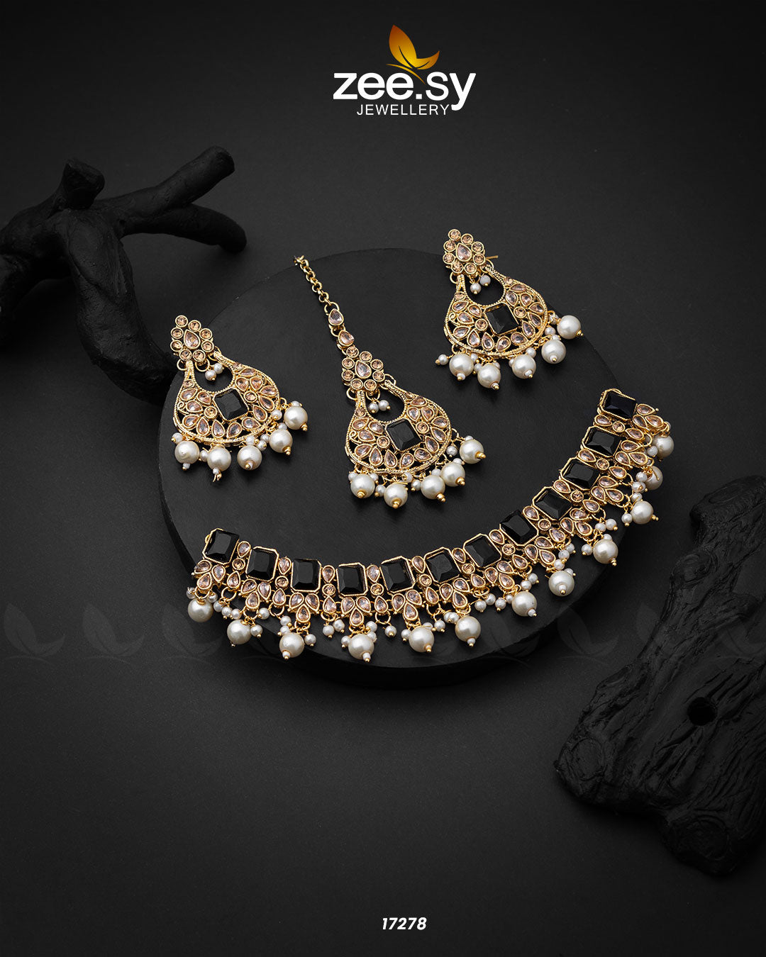 Guluband Necklace - by - Libasekhas UK - Registered Vendor of : Zeesy - 100% Original Designer Dresss