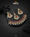 Guluband Necklace - by - Libasekhas UK - Registered Vendor of : Zeesy - 100% Original Designer Dresss