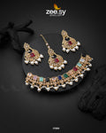 Guluband Necklace - by - Libasekhas UK - Registered Vendor of : Zeesy - 100% Original Designer Dresss
