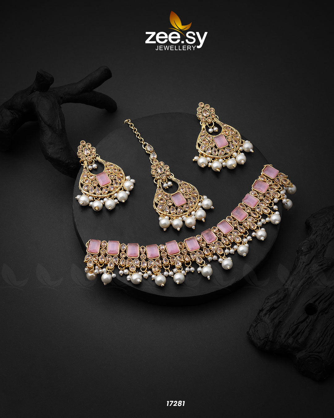 Guluband Necklace - by - Libasekhas UK - Registered Vendor of : Zeesy - 100% Original Designer Dresss