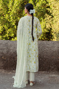 Cross Stitch | Premium Lawn 24 | LIME PRIMROSE - by - Libasekhas UK - Registered Vendor of : Cross Stitch - 100% Original Designer Dresss