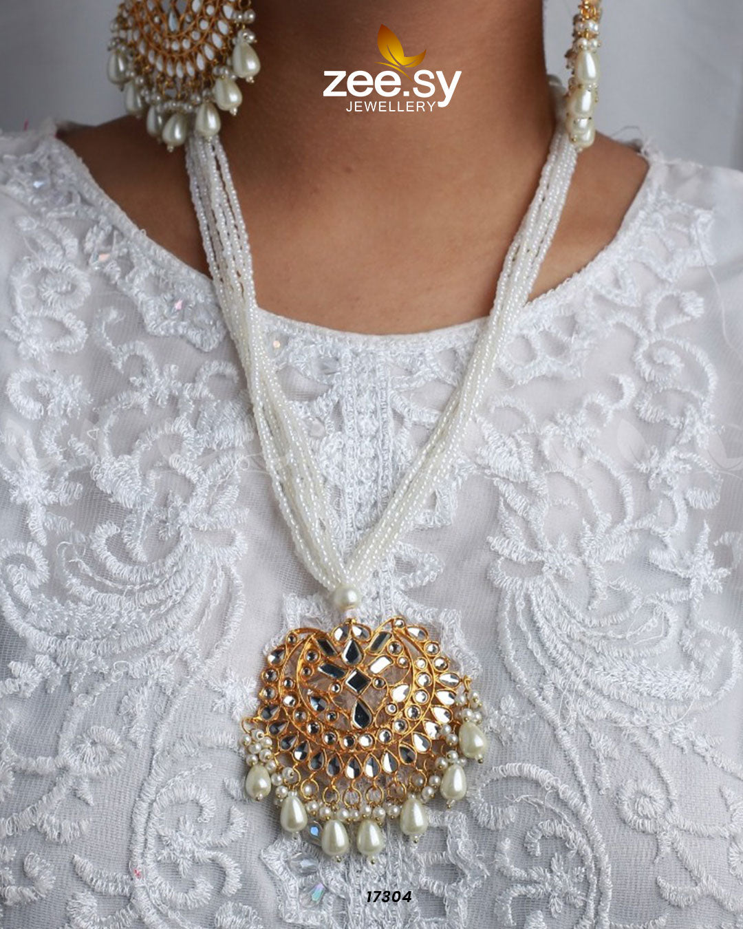 Sabrina's Necklace - by - Libasekhas UK - Registered Vendor of : Zeesy - 100% Original Designer Dresss