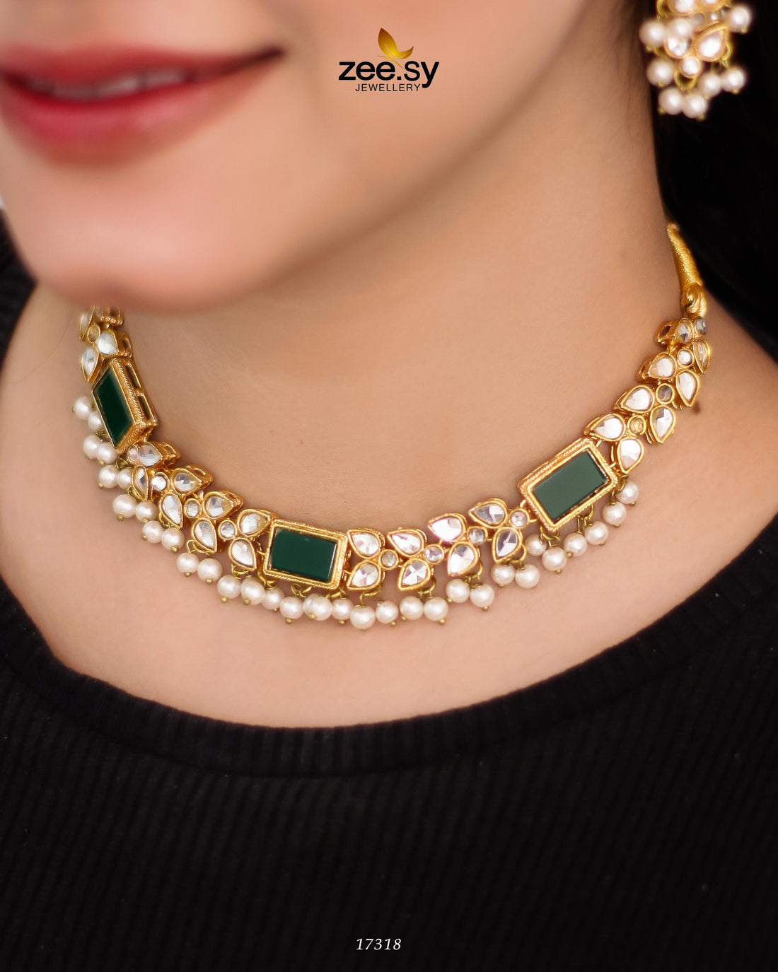 Stunning Necklace - by - Libasekhas UK - Registered Vendor of : Zeesy - 100% Original Designer Dresss