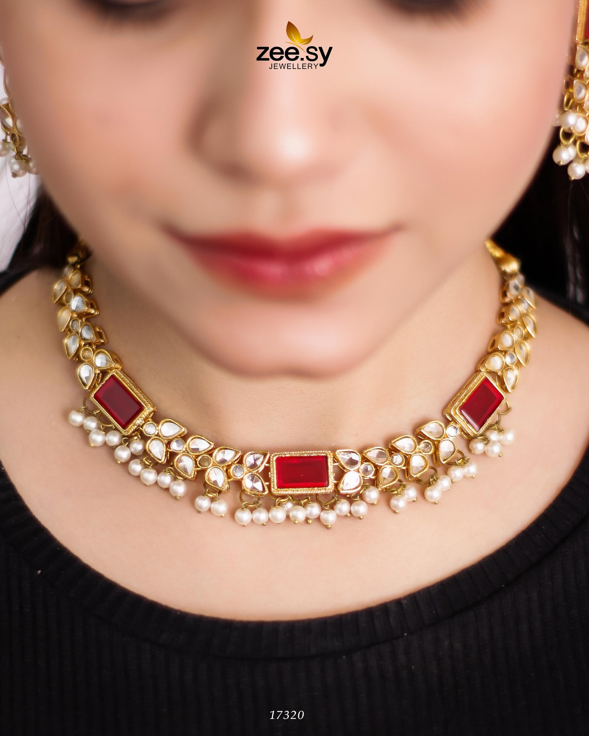 Stunning Necklace - by - Libasekhas UK - Registered Vendor of : Zeesy - 100% Original Designer Dresss