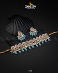 Blooming Flower Necklace - by - Libasekhas UK - Registered Vendor of : Zeesy - 100% Original Designer Dresss