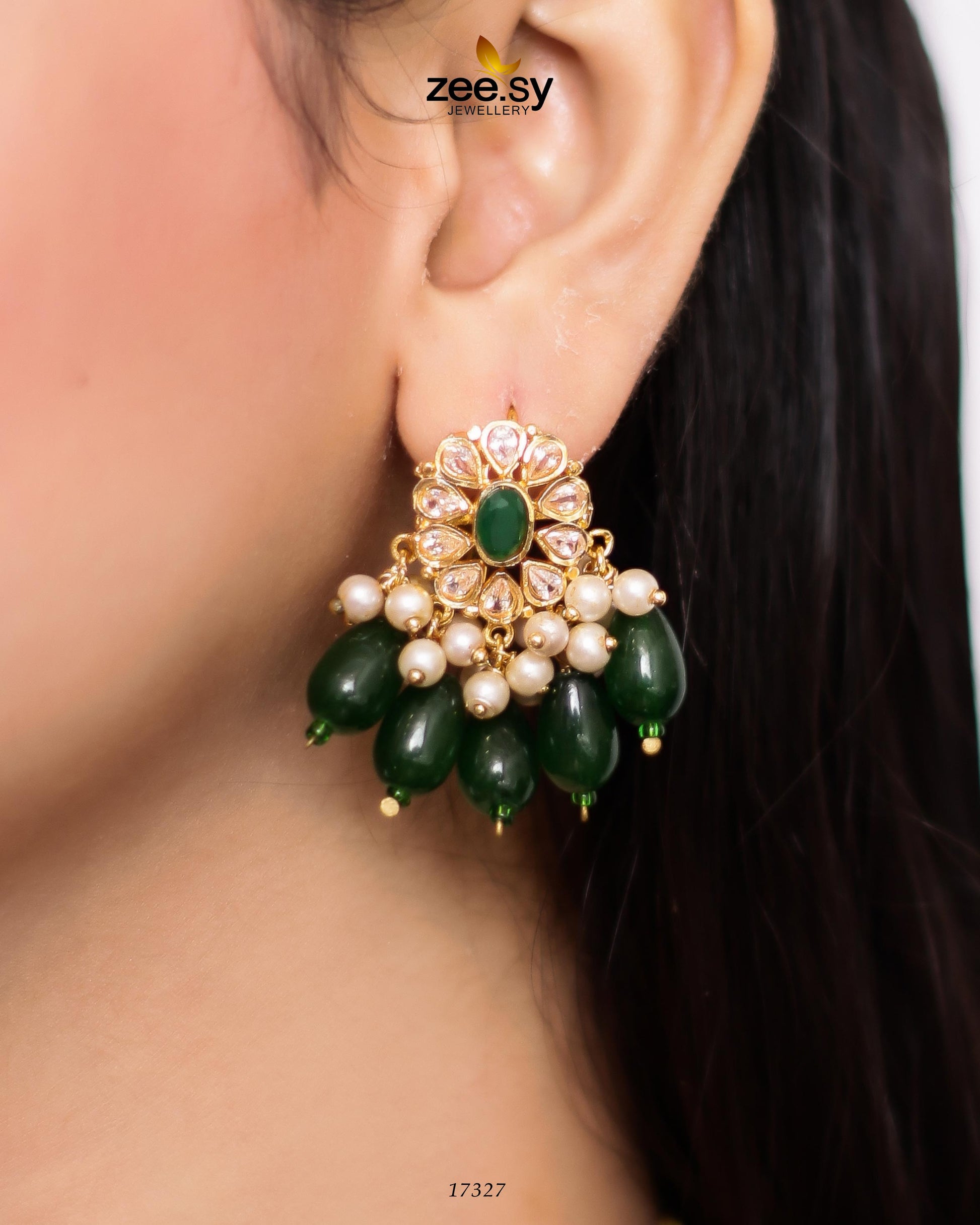 Blooming Flower Necklace - by - Libasekhas UK - Registered Vendor of : Zeesy - 100% Original Designer Dresss