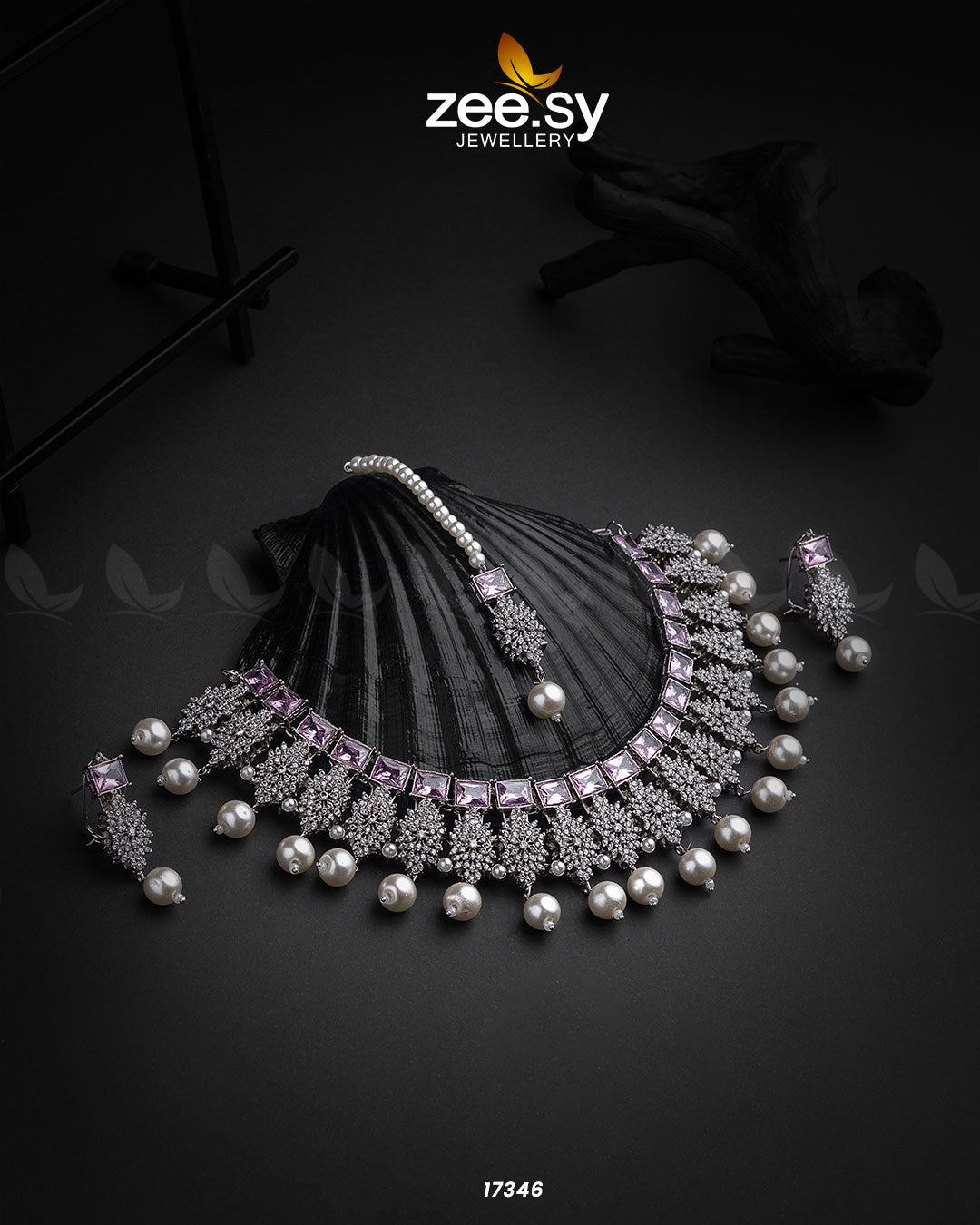 Preeti Necklace - by - Libasekhas UK - Registered Vendor of : Zeesy - 100% Original Designer Dresss
