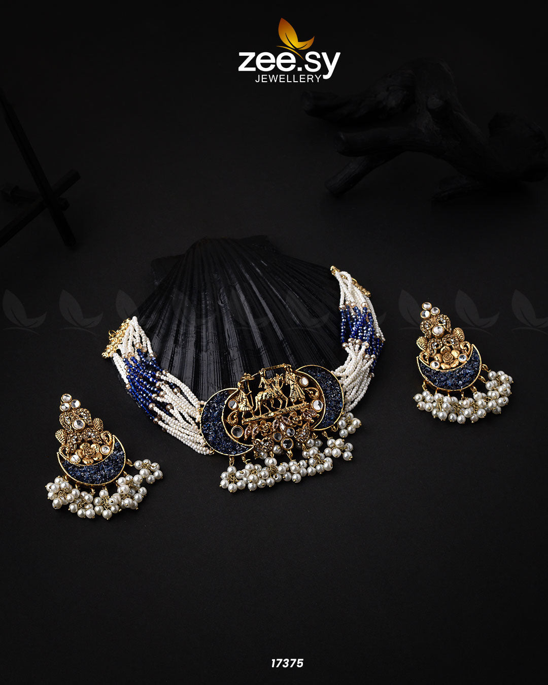 Medallion Necklace - by - Libasekhas UK - Registered Vendor of : Zeesy - 100% Original Designer Dresss