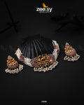 Medallion Necklace - by - Libasekhas UK - Registered Vendor of : Zeesy - 100% Original Designer Dresss