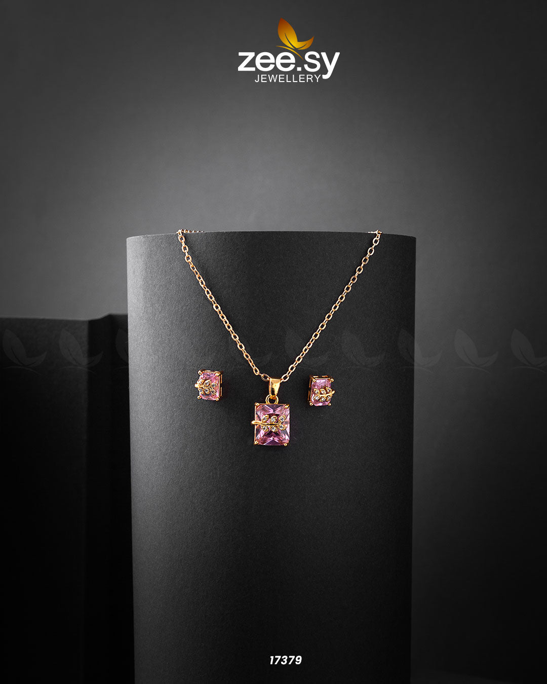 Cubic Sterling Pendant - by - Libasekhas UK - Registered Vendor of : Zeesy - 100% Original Designer Dresss