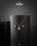 Cubic Sterling Pendant - by - Libasekhas UK - Registered Vendor of : Zeesy - 100% Original Designer Dresss