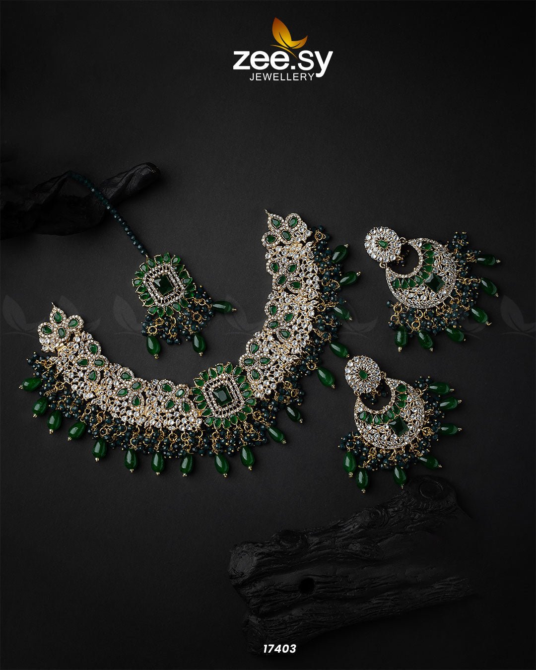 Prismatic Necklace - by - Libasekhas UK - Registered Vendor of : Zeesy - 100% Original Designer Dresss