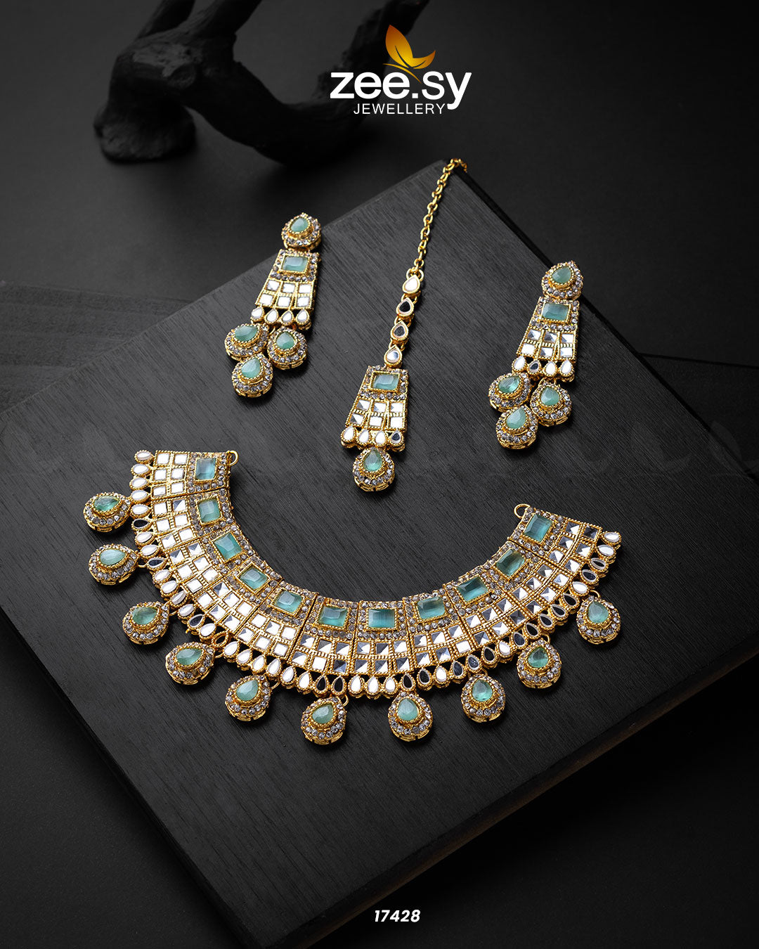 Prestige Necklace - by - Libasekhas UK - Registered Vendor of : Zeesy - 100% Original Designer Dresss