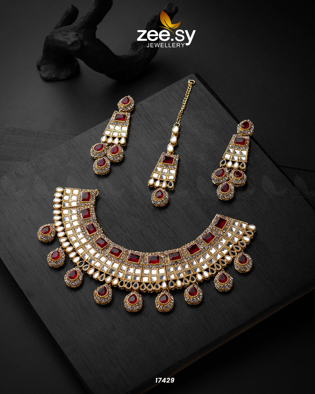 Prestige Necklace - by - Libasekhas UK - Registered Vendor of : Zeesy - 100% Original Designer Dresss