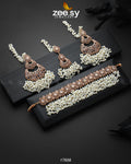 Amaira Chokar Necklace Set - by - Libasekhas UK - Registered Vendor of : Zeesy - 100% Original Designer Dresss