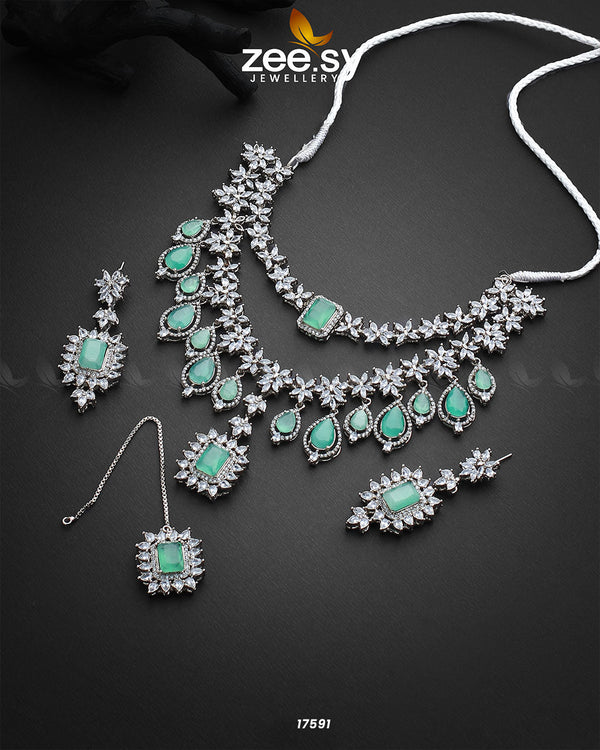 Sifaar Necklace - by - Libasekhas UK - Registered Vendor of : Zeesy - 100% Original Designer Dresss