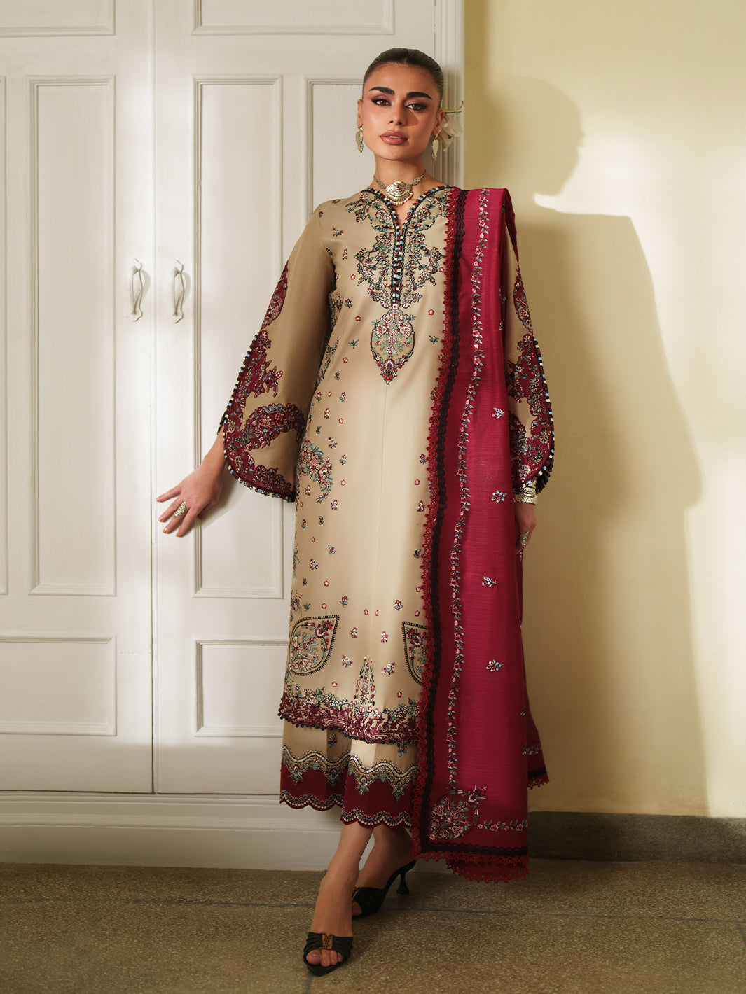 Bin Ilyas | Heritage Dore | 175-A - by Libasekhas UK - Registered Vendor of : Bin Ilyas - 100% Original Designer Dress
