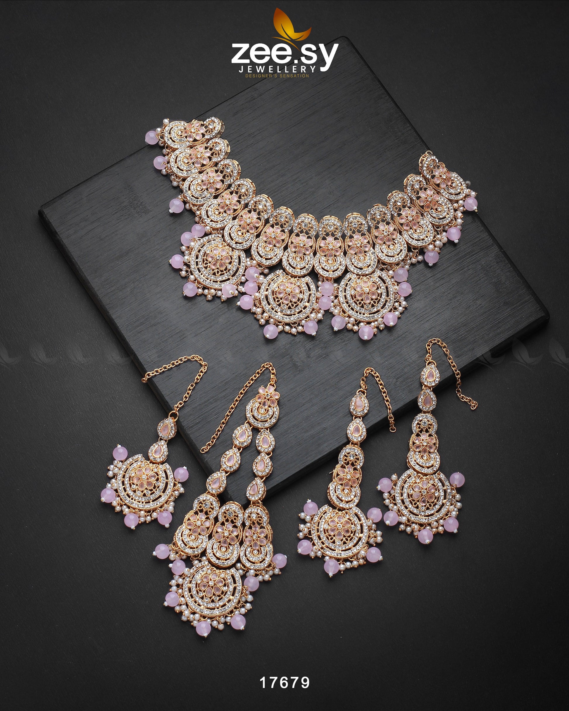 Panoramic Necklace - by - Libasekhas UK - Registered Vendor of : Zeesy - 100% Original Designer Dresss