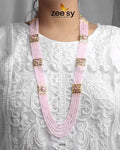 Initials Mala Necklace - by - Libasekhas UK - Registered Vendor of : Zeesy - 100% Original Designer Dresss