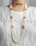 Luxe Mala Necklace - by - Libasekhas UK - Registered Vendor of : Zeesy - 100% Original Designer Dresss