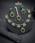Gul-Badan Necklace - by - Libasekhas UK - Registered Vendor of : Zeesy - 100% Original Designer Dresss