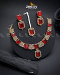 Gul-Badan Necklace - by - Libasekhas UK - Registered Vendor of : Zeesy - 100% Original Designer Dresss