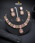 Gul-Badan Necklace - by - Libasekhas UK - Registered Vendor of : Zeesy - 100% Original Designer Dresss