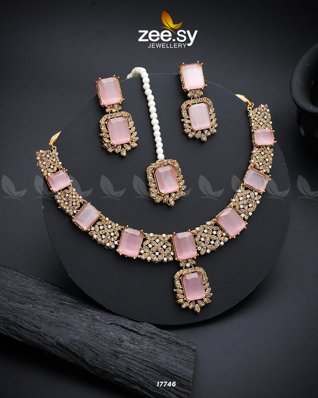 Gul-Badan Necklace - by - Libasekhas UK - Registered Vendor of : Zeesy - 100% Original Designer Dresss