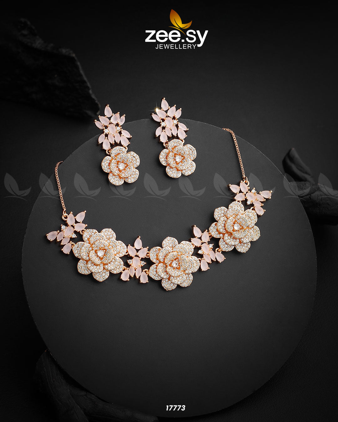 Classic Necklace - by - Libasekhas UK - Registered Vendor of : Zeesy - 100% Original Designer Dresss