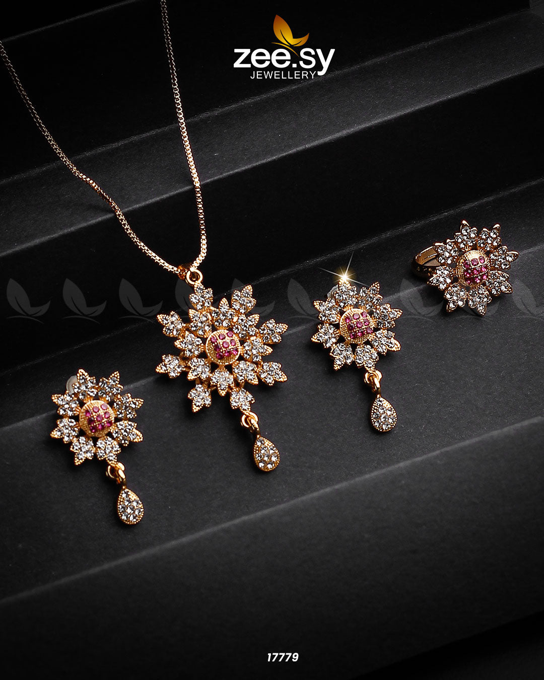 Barocco Necklace - by - Libasekhas UK - Registered Vendor of : Zeesy - 100% Original Designer Dresss
