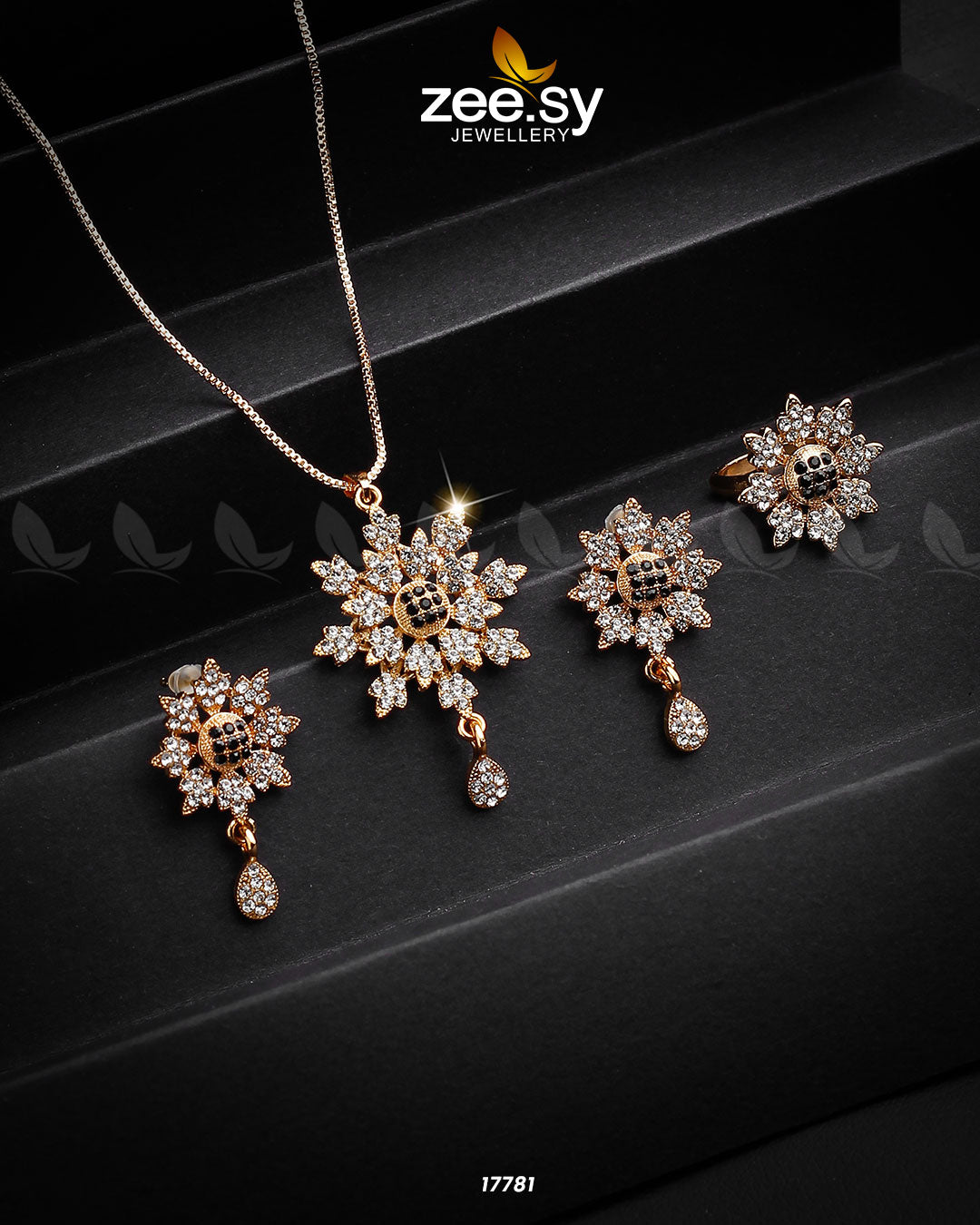 Barocco Necklace - by - Libasekhas UK - Registered Vendor of : Zeesy - 100% Original Designer Dresss