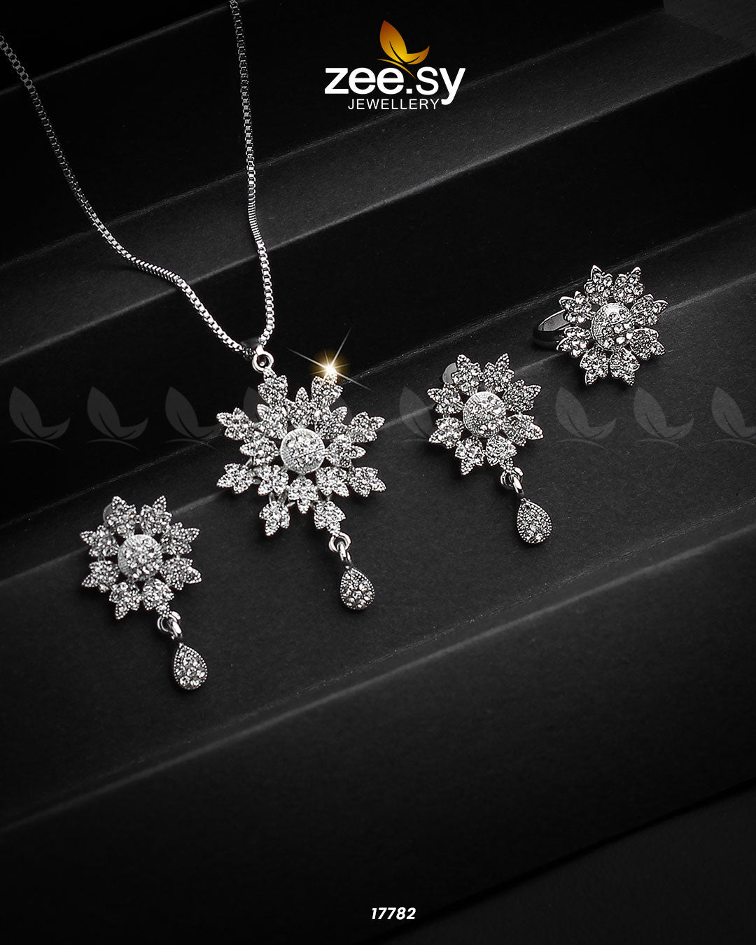 Barocco Necklace - by - Libasekhas UK - Registered Vendor of : Zeesy - 100% Original Designer Dresss