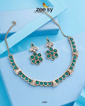 Textured Necklace - by - Libasekhas UK - Registered Vendor of : Zeesy - 100% Original Designer Dresss