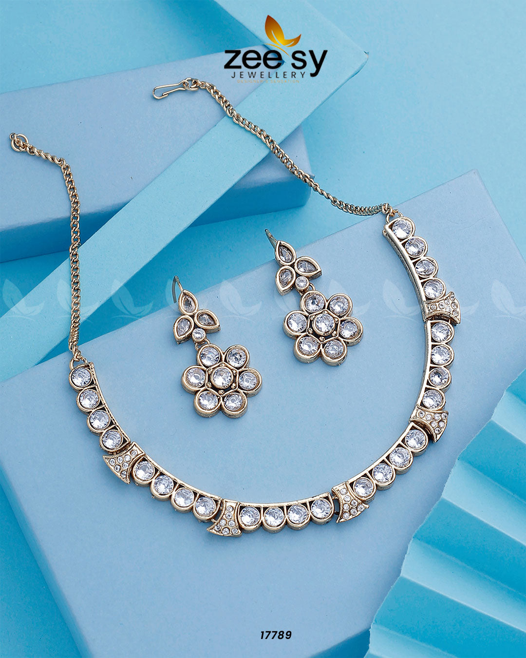 Textured Necklace - by - Libasekhas UK - Registered Vendor of : Zeesy - 100% Original Designer Dresss