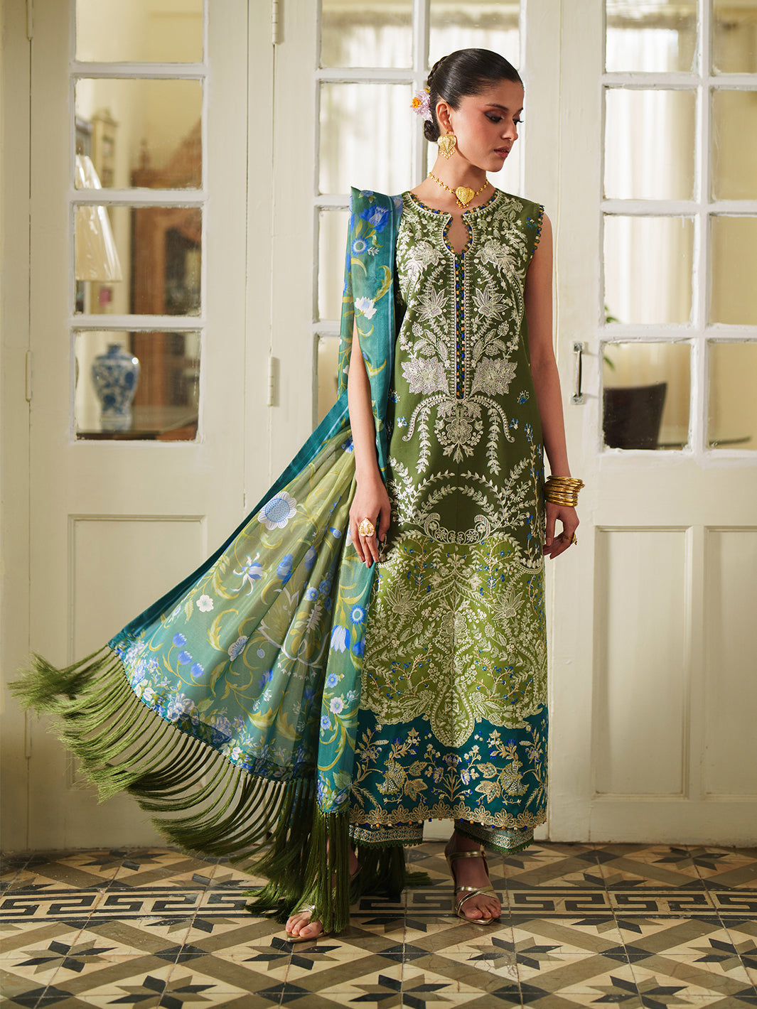 Bin Ilyas | Heritage Dore | 177-A - by Libasekhas UK - Registered Vendor of : Bin Ilyas - 100% Original Designer Dress