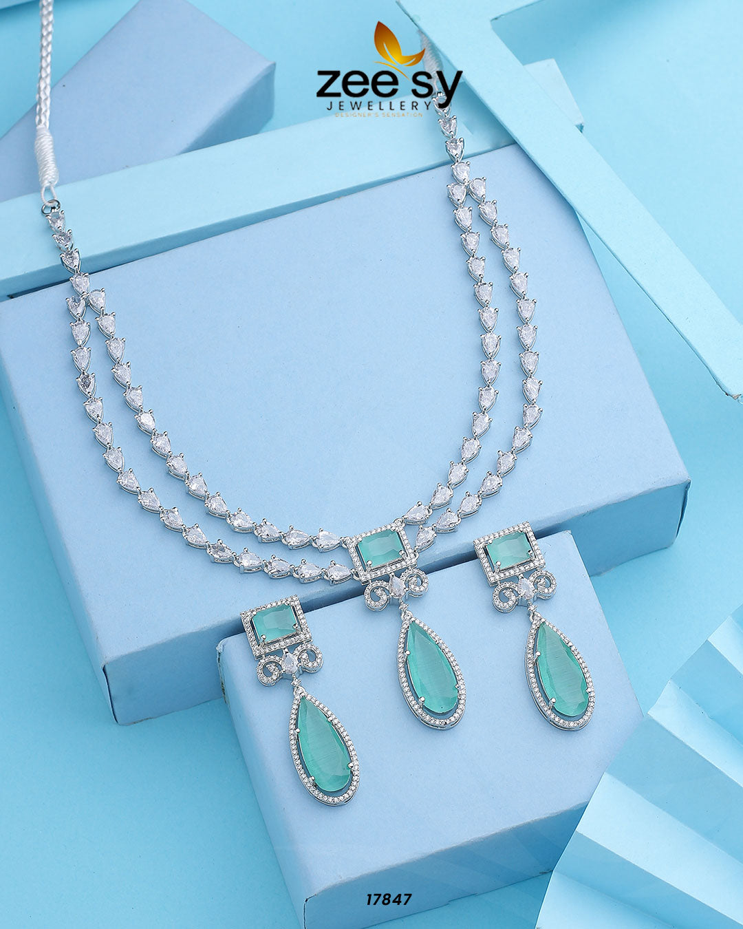 Unique Necklace - by - Libasekhas UK - Registered Vendor of : Zeesy - 100% Original Designer Dresss
