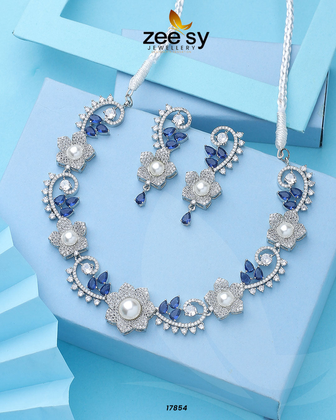 Rosalinda Necklace - by - Libasekhas UK - Registered Vendor of : Zeesy - 100% Original Designer Dresss