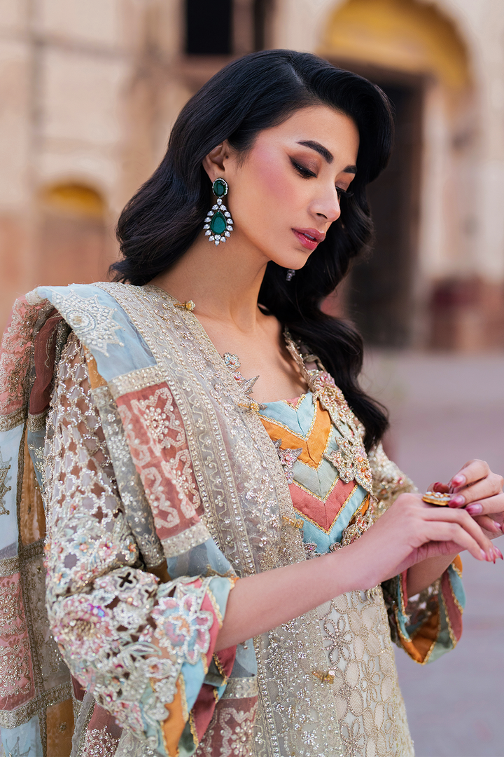 Iznik | Luxury Chiffon | ILC-02 - by - Libasekhas UK - Registered Vendor of : Iznik - 100% Original Designer Dresss